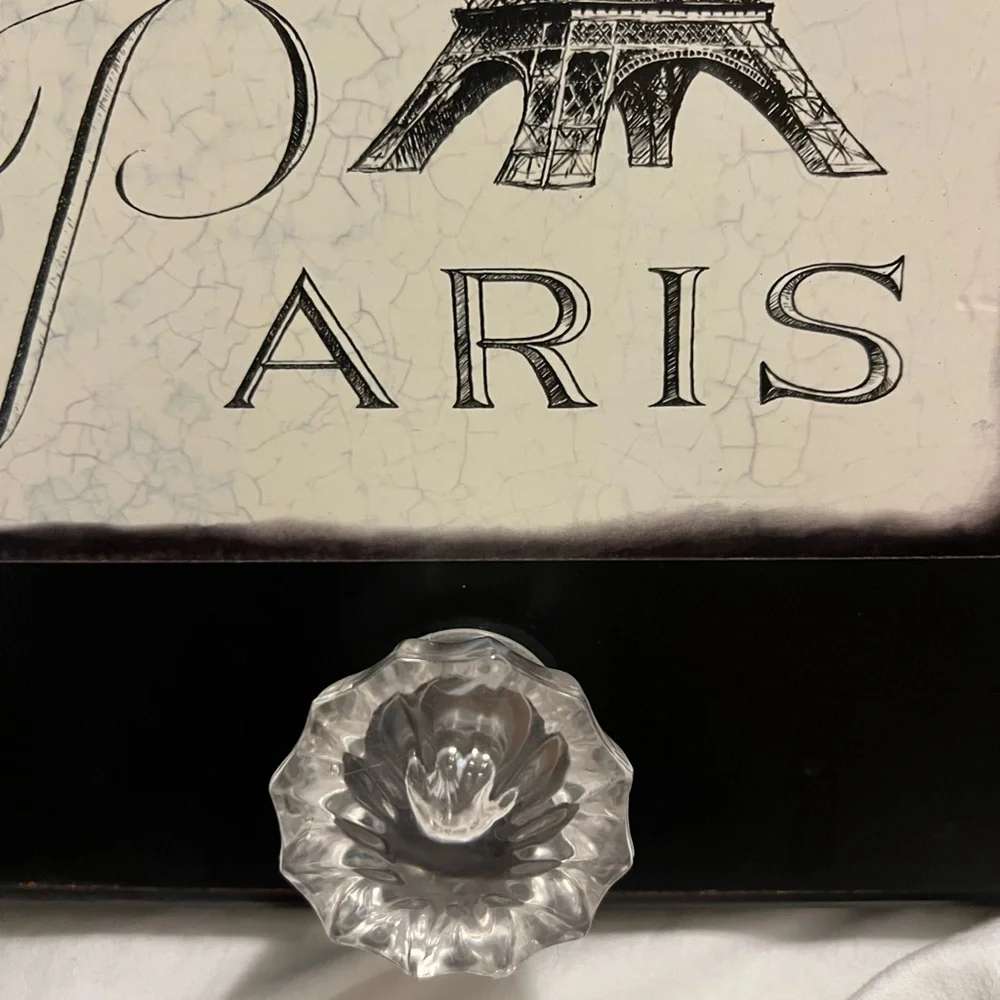 Paris Eiffel Tower Wall Art with Knob